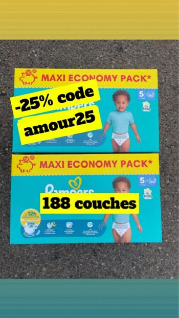 Pampers baby dry taille 5