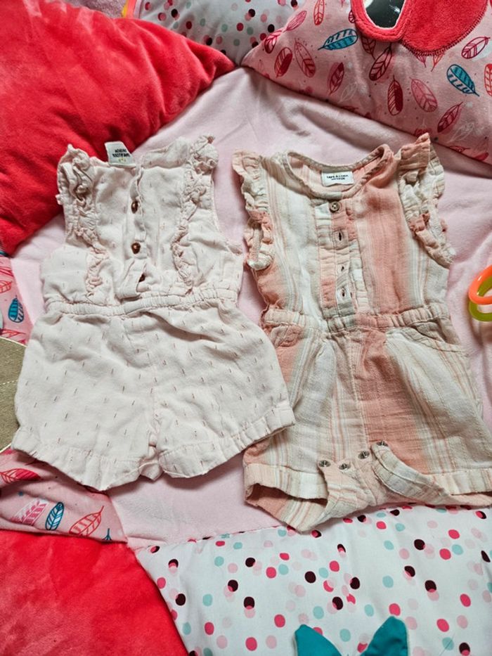 Lot combishort 3 mois