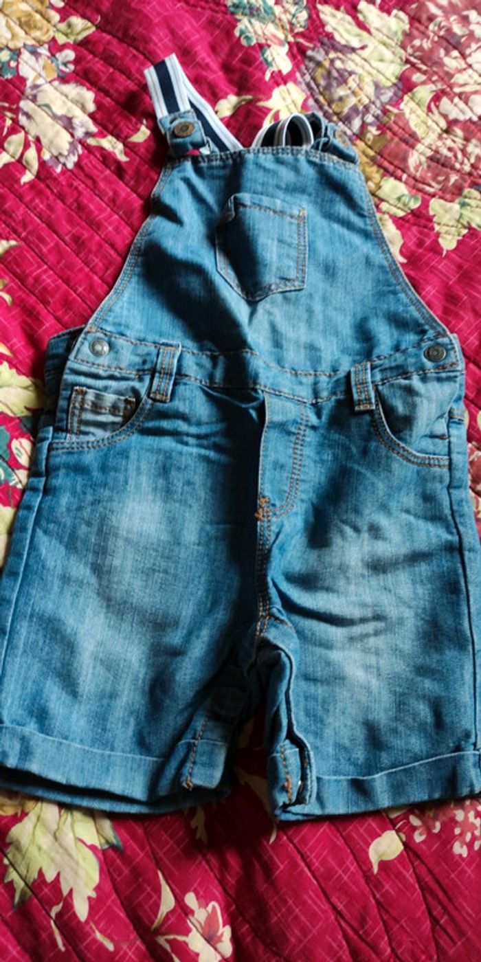 Salopette courte obaibi 18 mois