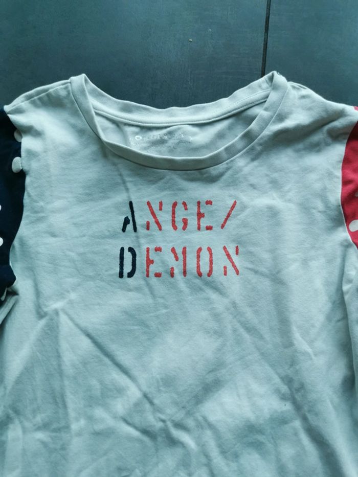 Tee-shirt manches longues Orchestra 9 ans ange ou démon - photo numéro 2