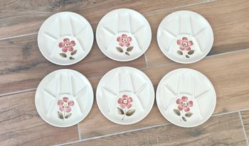 Lot assiettes à fondue