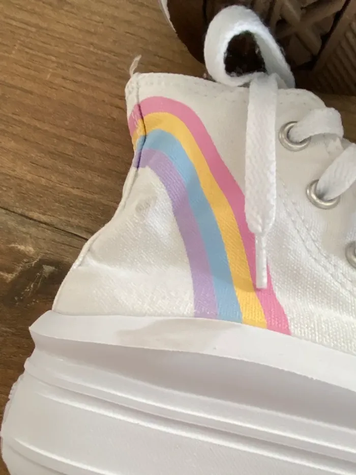Converse arc en ciel fille - photo numéro 5