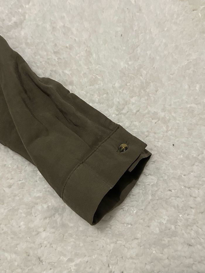 Robe chemise kaki - photo numéro 3