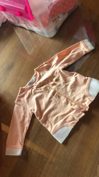 Veste tex saumon 1/3 mois