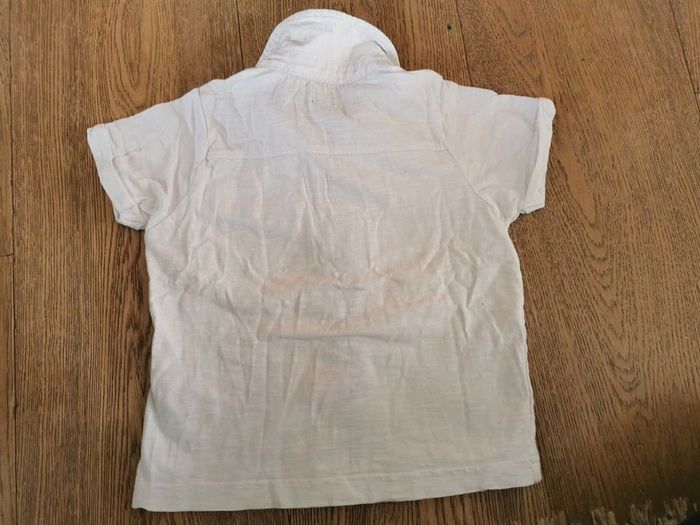 Polo blanc terre de marins - photo numéro 3