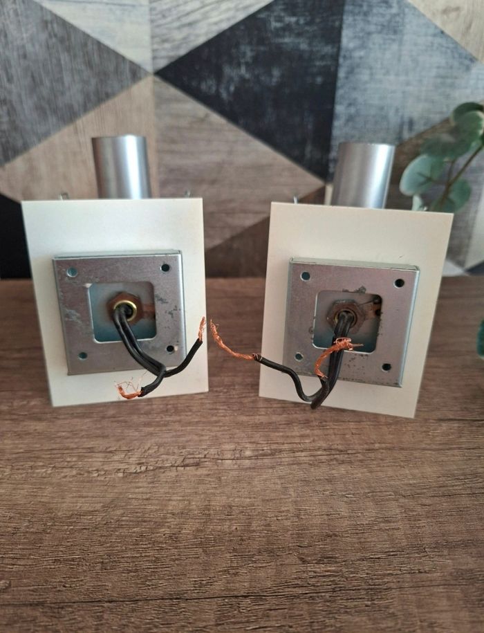 Paire d'Appliques Murales Targetti Sankey - Design Italien des Années 1960/ 1970 - photo numéro 4