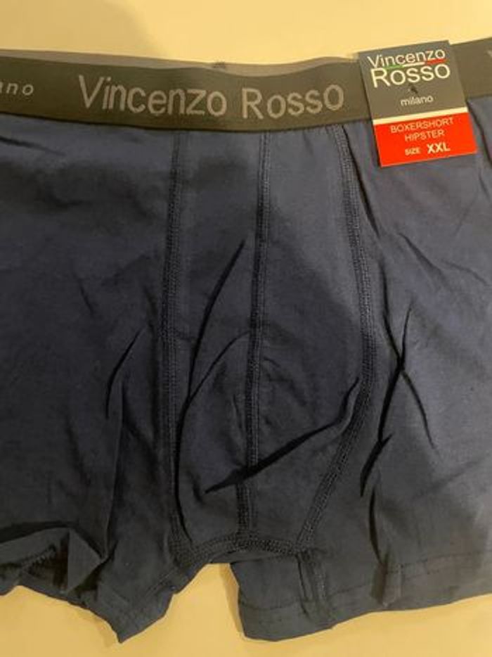 6 Boxers Vincenzo Rosso Coton Stretch XXL - photo numéro 2