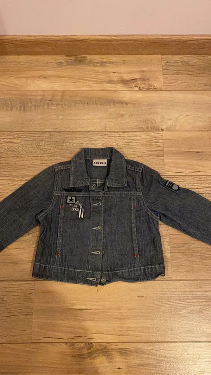 Veste en jean’s IKKS- taille 4ans - photo numéro 2