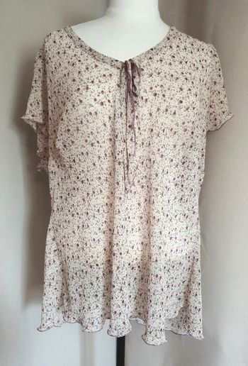 Haut transparent femme 48/50