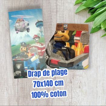 Serviette drap de plage Pat patrouille paw patrol
