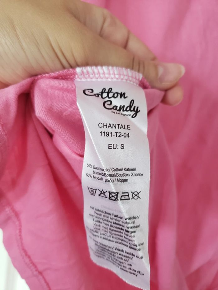 Tshirt rose Cotton candy - photo numéro 5