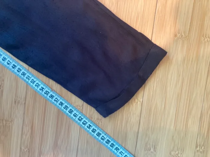 5 ans mais taille grand - pantalon matière fluide avec taille élastique couleur marron foncé - photo numéro 2