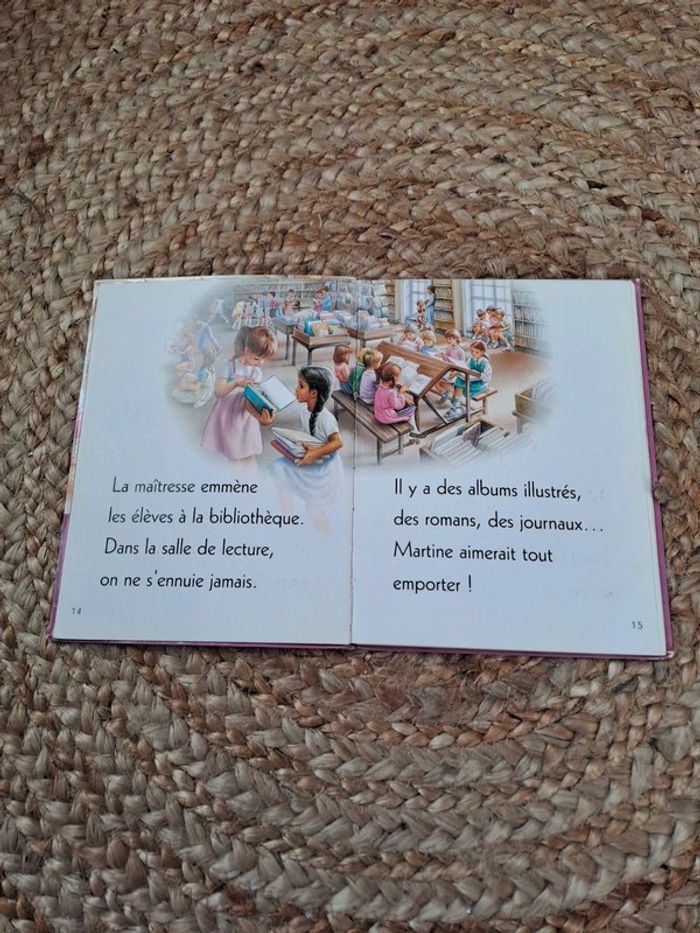 Livre Je commence à lire avec Martine , la nouvelle élève - photo numéro 4
