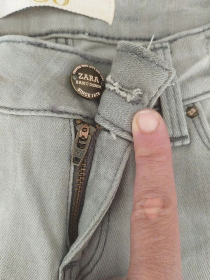 Joli jean femme T 36 Zara - photo numéro 7