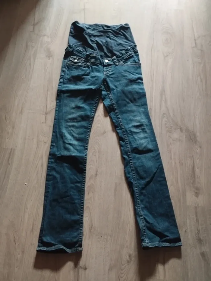 Jean bleu foncé slim H&M Mama