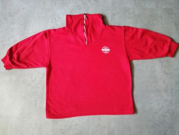 Sweat Shirt rouge Taille 114/6 ans Clip company