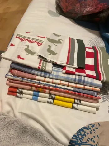 Lot de 10 torchons