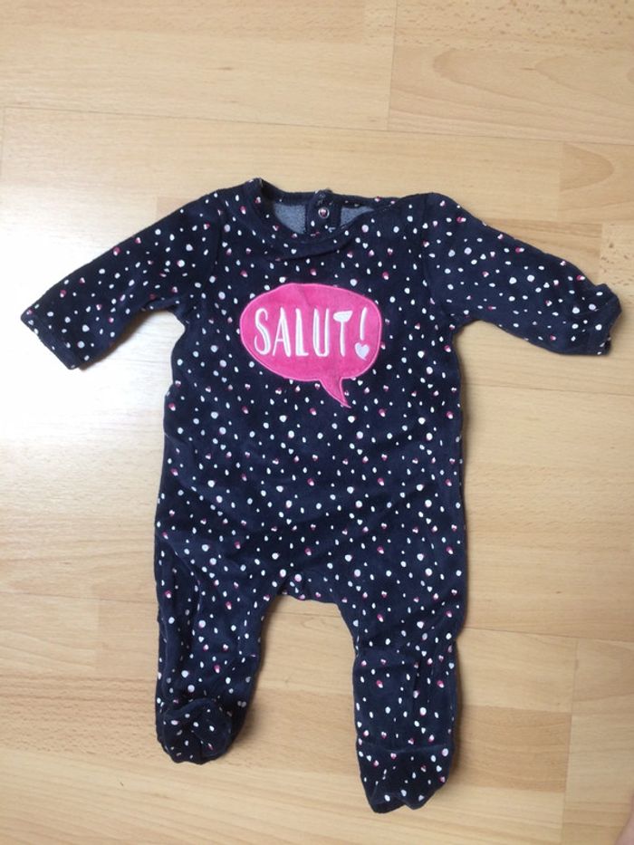 Pyjama velours 3 mois
