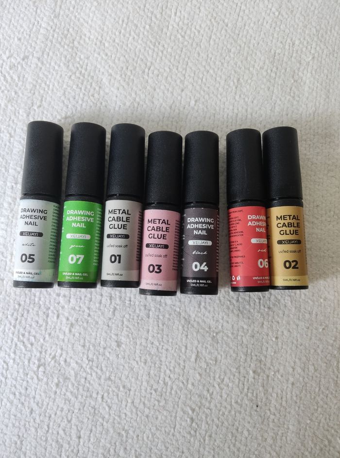Vernis à ongles gel peinture(lots)-dessin nail -neuf - 5ml
