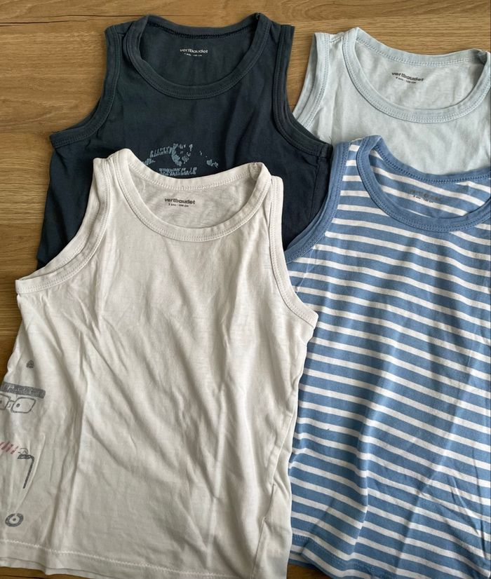Lots 6 T-Shirts Débardeurs Vertbaudet Garçon Taille 5 ans Vertbaudet - photo numéro 4