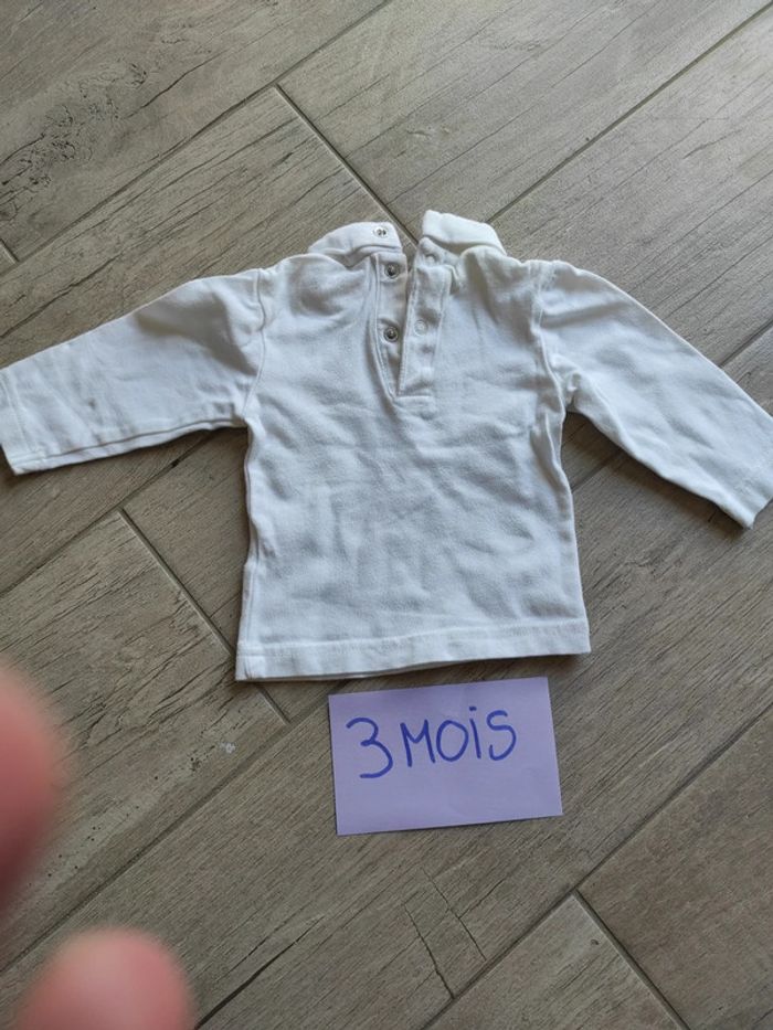 T-shirt manches longues Disney 3 mois - photo numéro 3