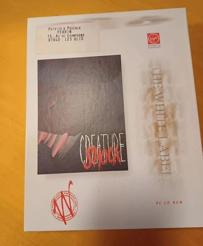 Jeu PC en boîte carton Creature shock (1994)