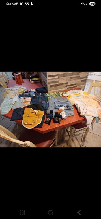 Lot de vêtements garçon " hiver " taille 1 mois