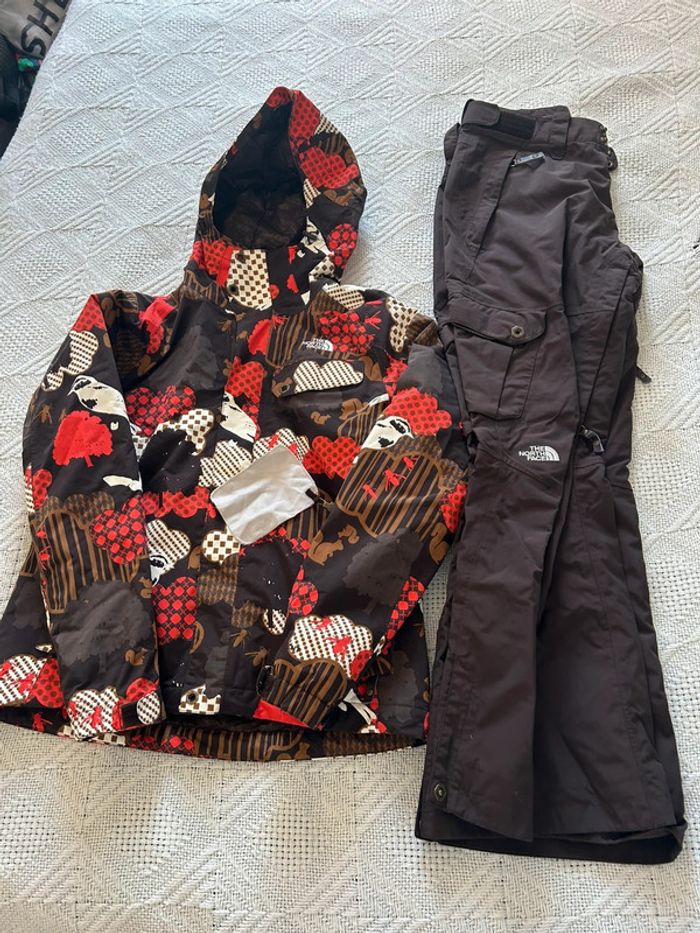 Ensemble tenue combinaison ski the north face hyvent taille M outfit completo tuta conjunto