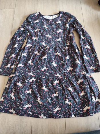 Robe à longue manche licorne