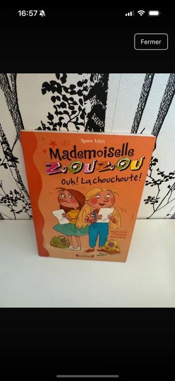 Livre mademoiselle zouzou
