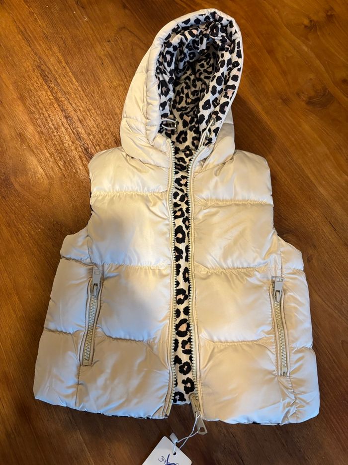 Doudoune sans manche réversible