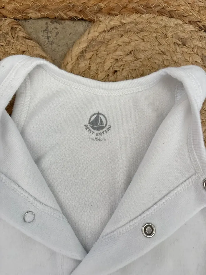 Sous/sur pyjama Petit bateau 1 mois - photo numéro 2