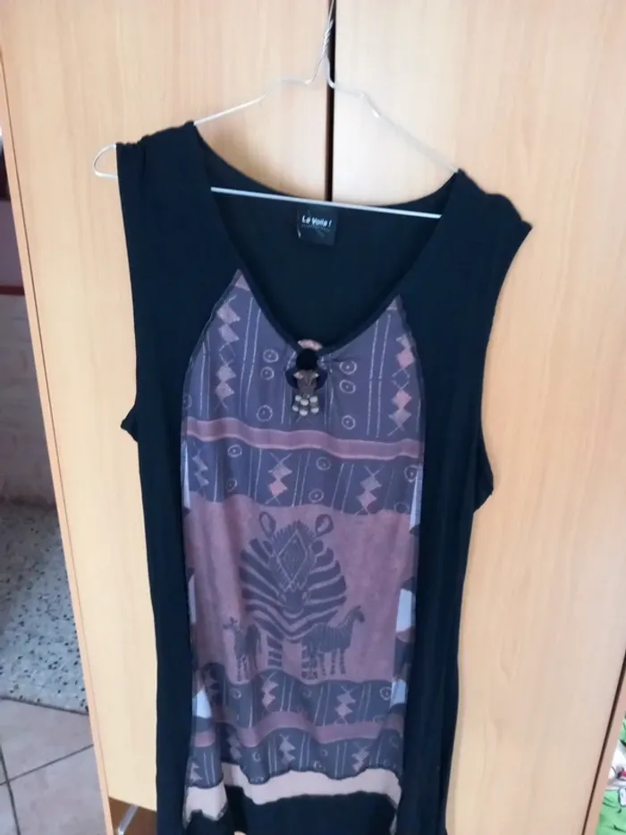 🍓robe tunique viscose elasthan T50 - photo numéro 2