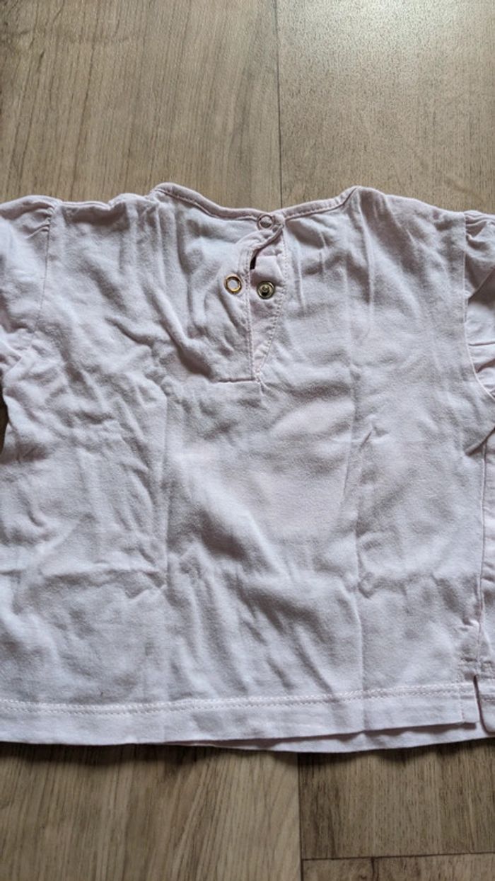 Tee-shirt ours et papillon 12 Mois - photo numéro 5