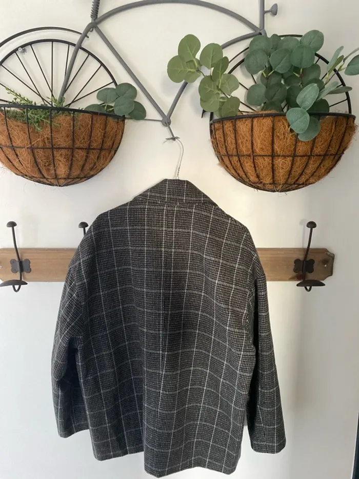 Veste à carreaux oversize Taille M Molly Bracken - photo numéro 7