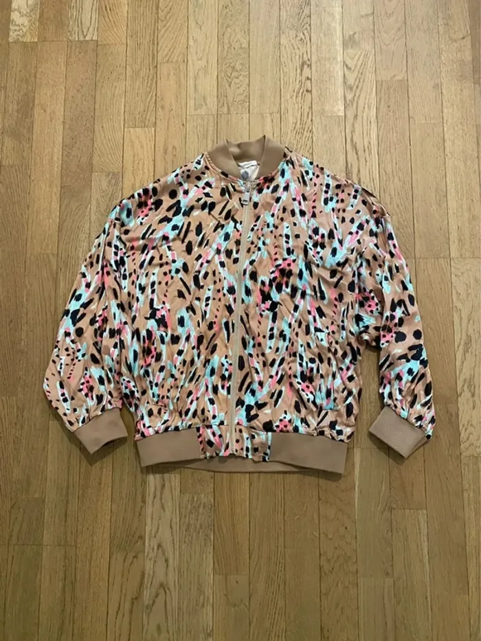 Veste légère motif animalier multicolor Senes taille XL - photo numéro 2