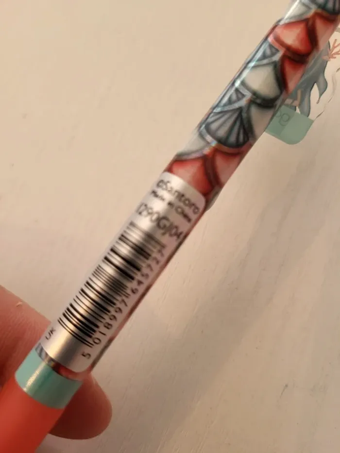 Santoro Gorjuss- stylo bille motifs corail - photo numéro 4
