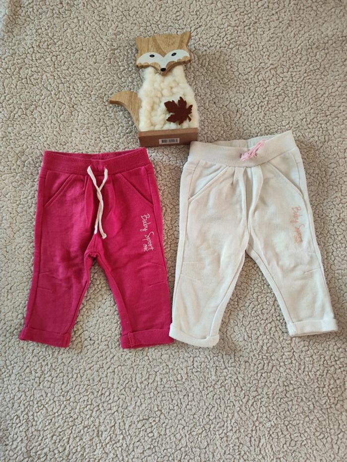 Lot de 2 joggings 6 mois