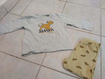 Pyjama simba roi lion