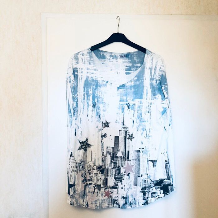 Top long New York pastel