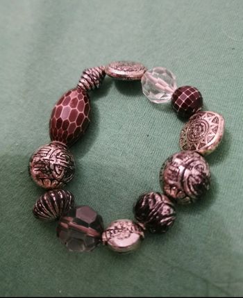 Bracelet marron doré femme