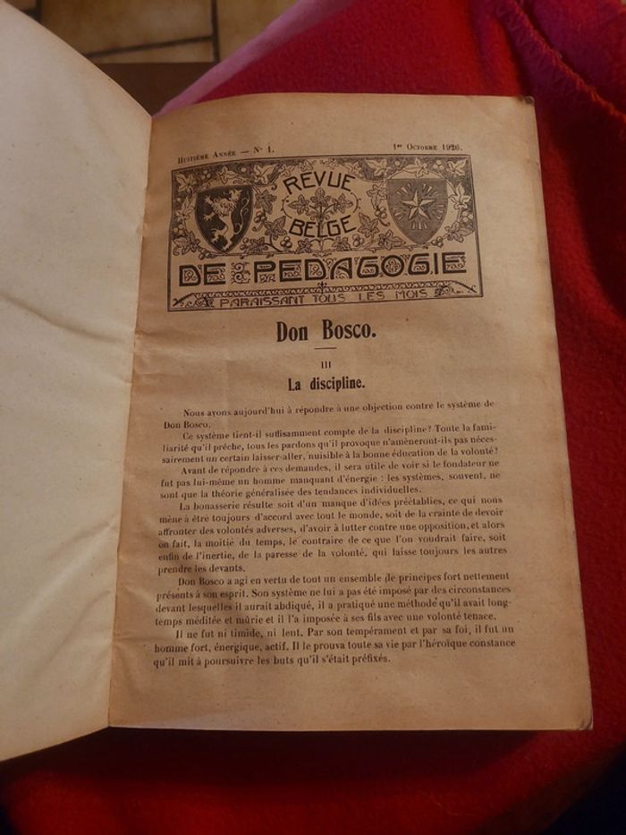 Revue belge de la pédagogie 1926 - photo numéro 3