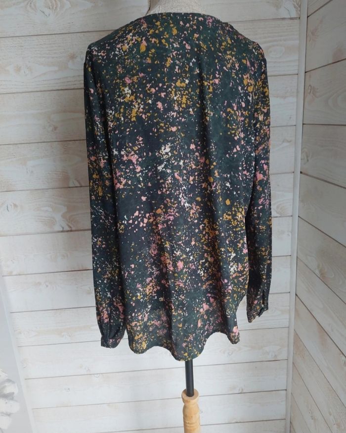 Blouse verte  imprimée - photo numéro 2