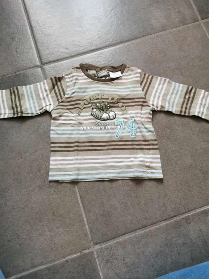 Tee-shirt manches longues 6 mois