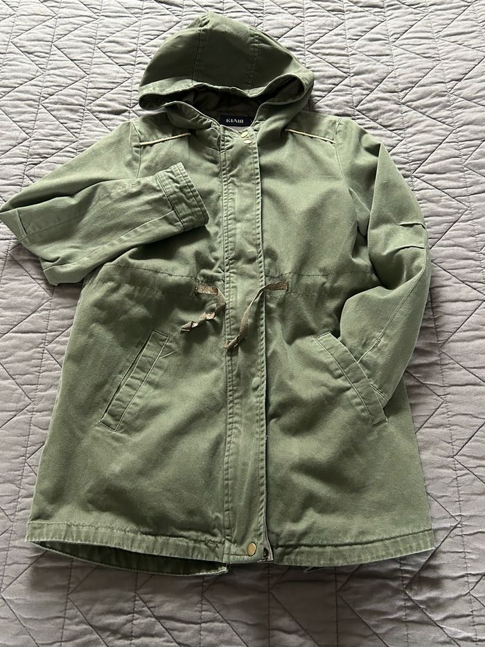 Manteau /veste mi-long mi saison enfant fille - photo numéro 1