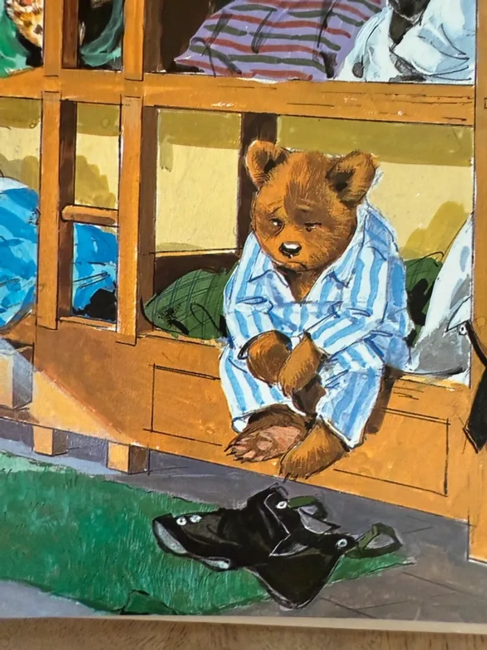 Édition limitée reliure rouge collector - Grand livre Caroline et Boum Ermite Pierre Probst - photo numéro 2