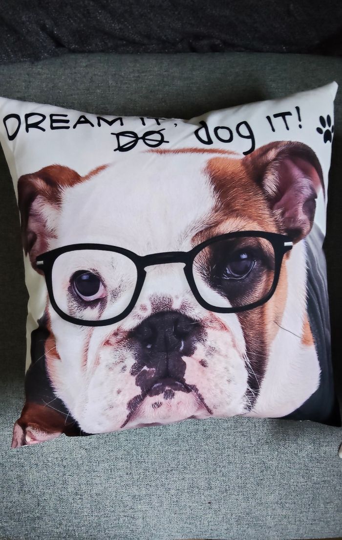 Lot de deux coussins décoratifs animaux - photo numéro 3