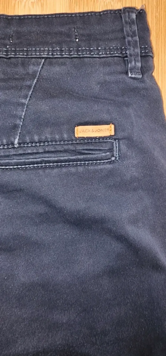 Pantalon Jack & Jones bleu marine - photo numéro 3