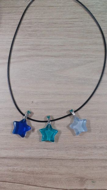 pendentifs étoiles en verre