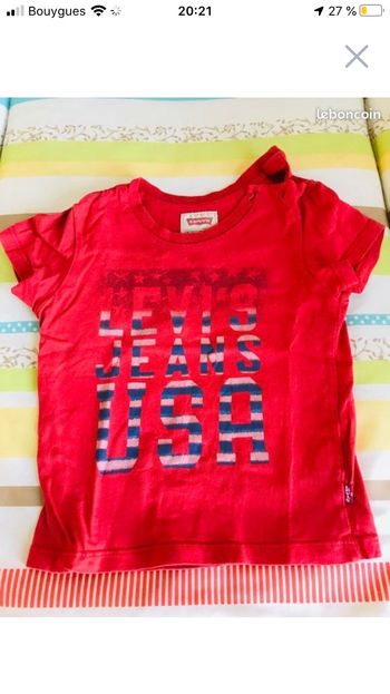 T-shirt garçon taille deux ans